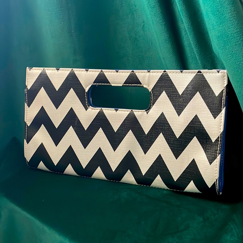 Black and White Clutch Purse